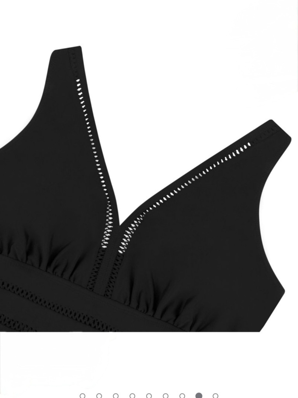 Rivelino Plus Size Sexy V Neck Bathing Suit Mesh Sheer Tummy Control Swimwears - Picture 10 of 13